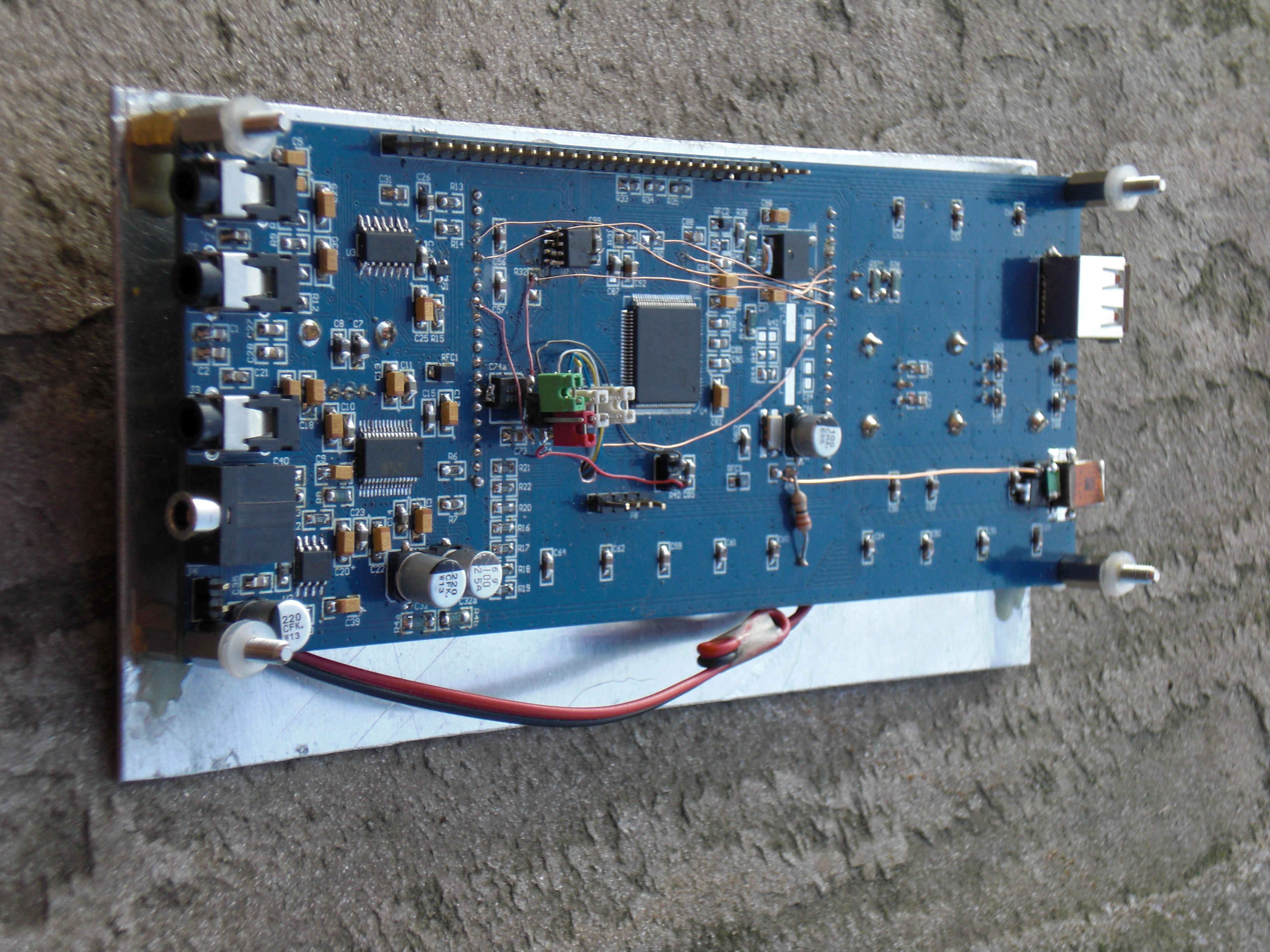 Steckfeld für SPI/parallel LCD und P6